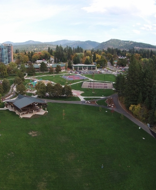 Dog Park and Basketball Court